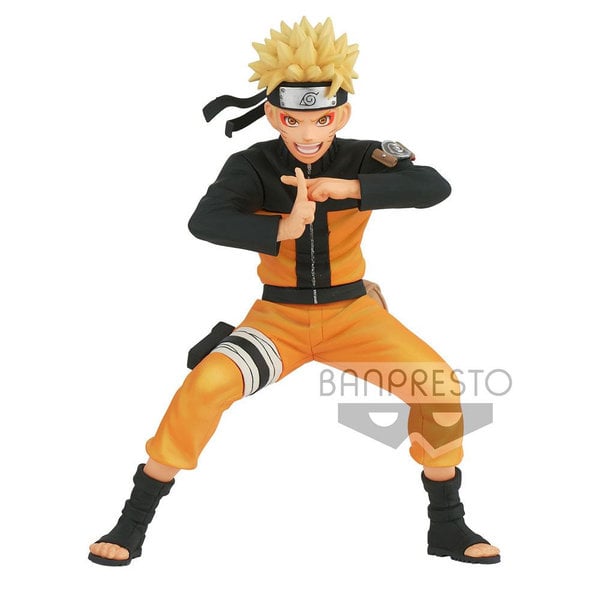 Banpresto Naruto Shippuden - Uzumaki Naruto - Vibration Stars PVC Figurine 17 cm