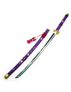 ONE PIECE - Katana de Roronoa Zoro - Enma - Violet - 1045 - FULL TANG