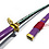 ONE PIECE - Katana von Roronoa Zoro - Enma - Lila - 1045 - FULL TANG