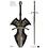 United Cutlery HERR DER RINGE - Schwert des Hexenkönigs - Replik 1/1 - 139 cm - United Cutlery