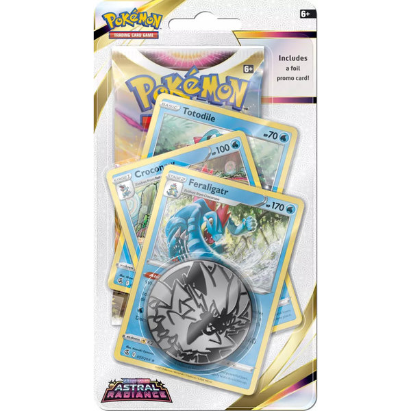 TPCi Pokemon - Schwert und Schild - Astralradien - Premium Checklane - Feraligatr