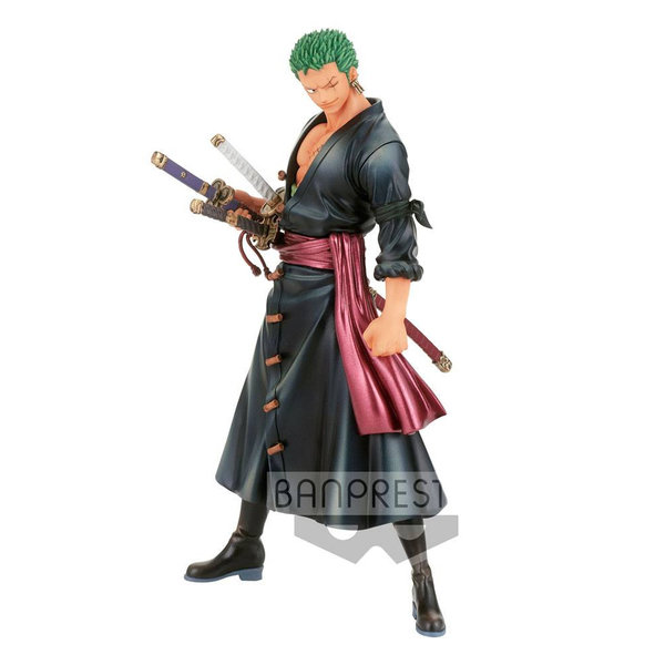 Banpresto One Piece - Roronoa Zoro - DXF The Grandline PVC Figuur Wanokuni Vol. 1 - 17 cm