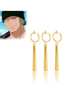 Anime Jewelry One Piece - Boucles d'oreilles de Roronoa Zoro - A clipser
