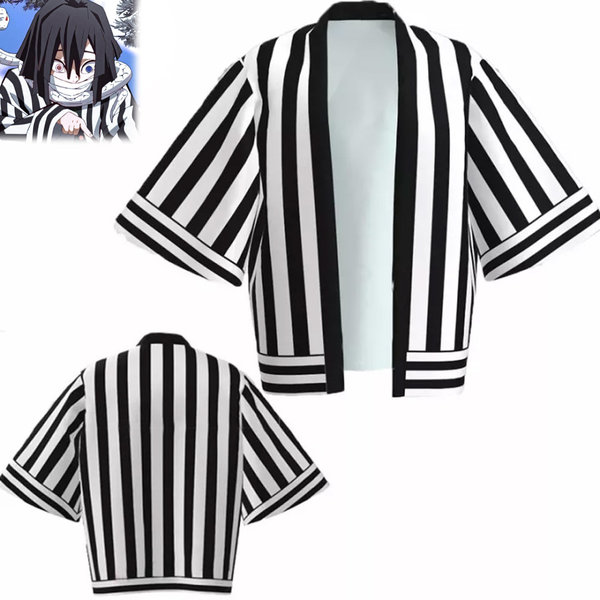 Haori Demon Slayer - Kimetsu no Yaiba - Obanai Iguro Haori kimono Jas - OG - Cosplay