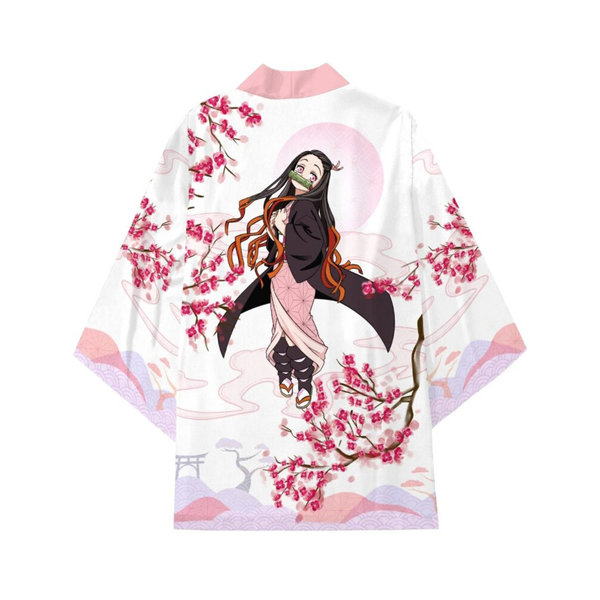 Haori Demon Slayer - Kimetsu no Yaiba - Nezuko Kamado Haori kimono Jacke - BP - Cosplay