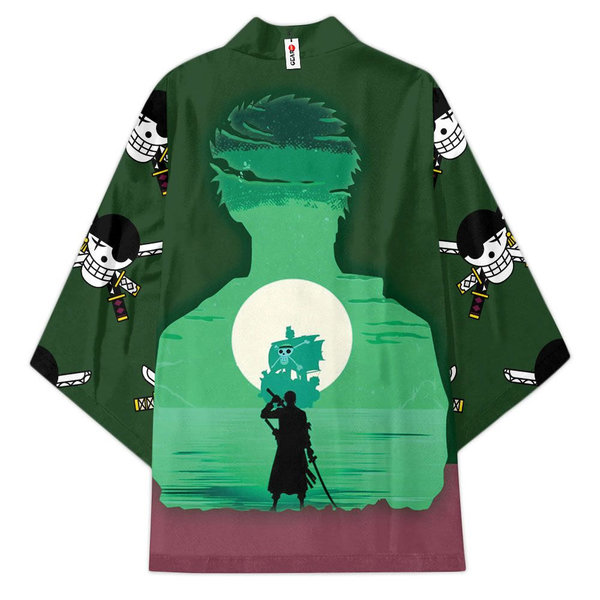 Haori One Piece - Roronoa Zoro Haori kimono Jacket - Samurai Commander - Cosplay