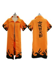 Haori Naruto - Rokudaime Naruto Hokage Manteau Long - Orange - Cosplay