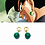 Anime Jewelry Dragon Ball Z - Potara Fusion Ohrringe von Vegito - Clip-on - Grün