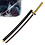 DEMON SLAYER - Yoriichi Tsugikuni V2 katana - Gold - Sun Breathing - Nichirin sword