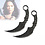 LUCIFER - Mazikeen Dämonendolche - 2er Set Karambits aus Metall