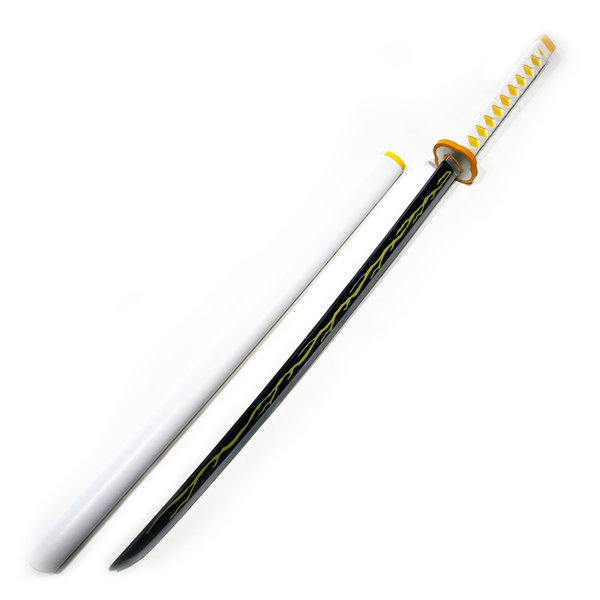 DEMON SLAYER - Zenitsu Agatsuma - Épée Nichirin jaune - PU FOAM Version Cosplay