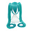 Cosplay Wigs Perruque - Hatsune Miku - Vocaloid - Anime Cosplay