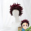 Cosplay Wigs Pruik - Tanjiro Kamado - Demon Slayer - Kimetsu no Yaiba - Anime Cosplay