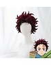 Cosplay Wigs WIG - Tanjiro Kamado - Demon Slayer - Kimetsu no Yaiba - Anime Cosplay