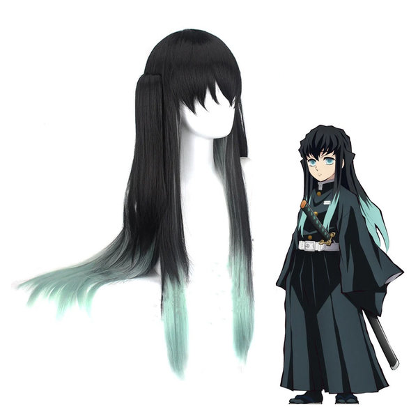 Cosplay Wigs Perruque - Muichiro Tokito - Demon Slayer - Kimetsu no Yaiba - Anime Cosplay