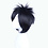 Cosplay Wigs Perruque - Sasuke Uchiha - Naruto - Anime Cosplay