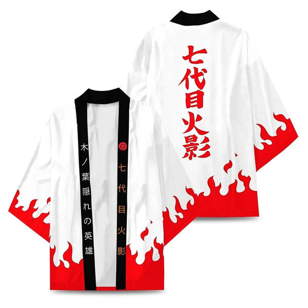 Naruto - Minato Haori Kimono Jacket - 4th Hokage - Cosplay