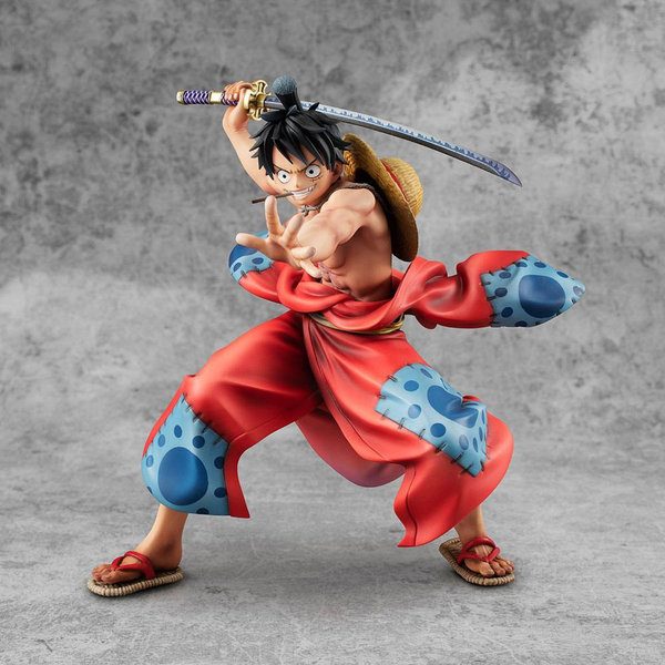 Megahouse One Piece - Luffy Taro - P.O.P PVC Statue Warriors Alliance 17 cm