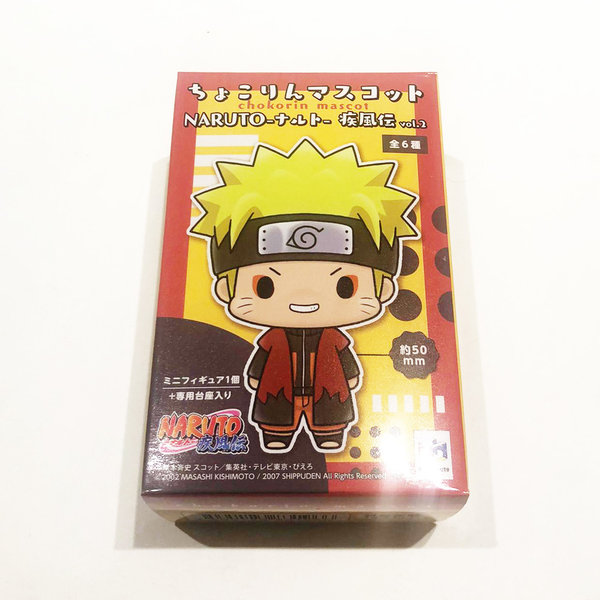 Megahouse SURPRISE Blind Box (1 de 6) - Naruto Shippuden - Chokorin Mascot Séries de Trading Figurines 6-Pack Vol. 2 5cm