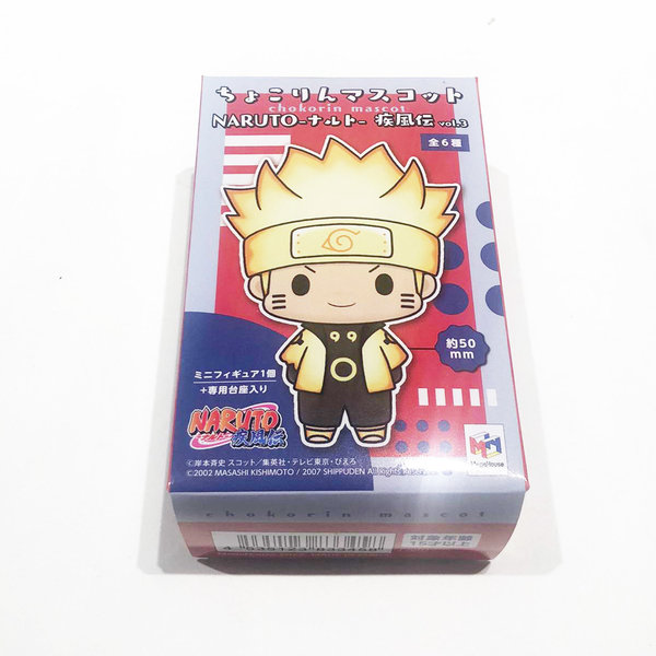 Megahouse SURPRISE Blind Box (1 of 6) - Naruto Shippuden - Chokorin Mascot Series Trading Figure 6-Pack Vol. 3 - 5cm