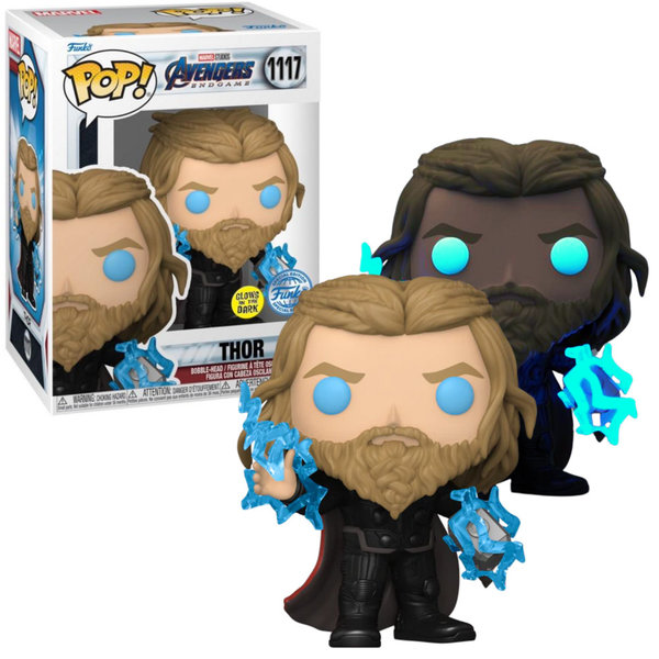 Funko Avengers Endgame POP - MARVEL - Thor GITD Special Edition Exclusive - 9 cm