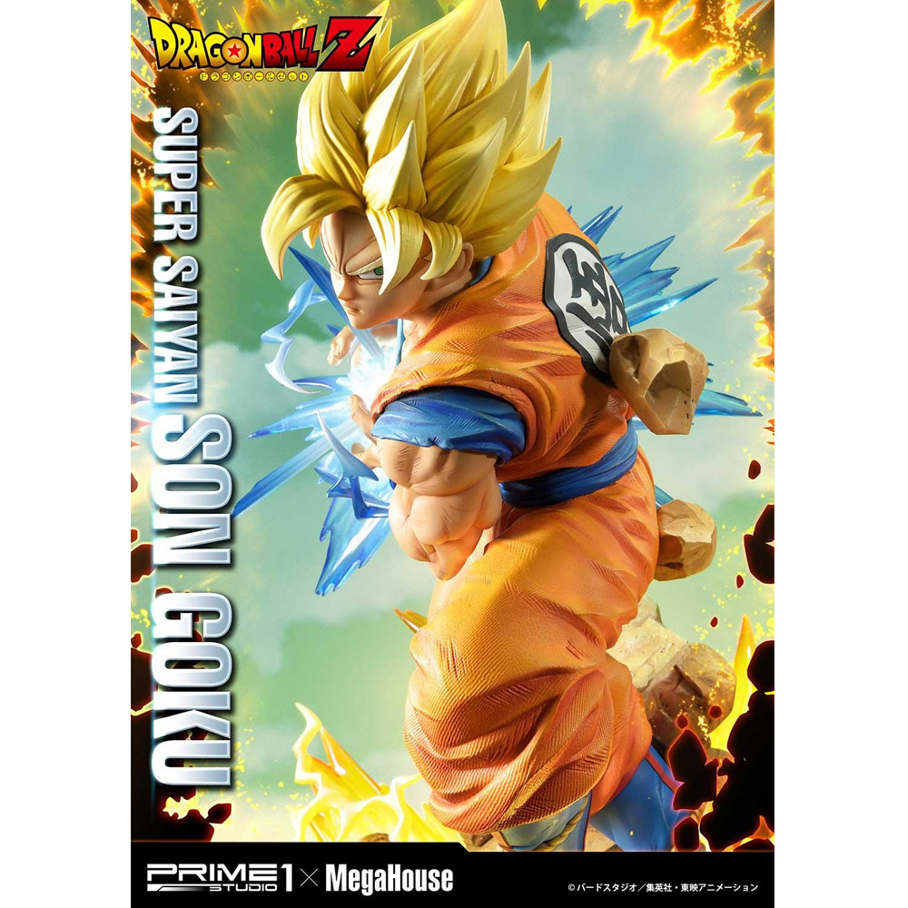 DRAGON BALL Z - Statuette 1/4 - Super Saiyan Son Goku - 64cm :  : Figurine Prime 1 Studio Dragon Ball