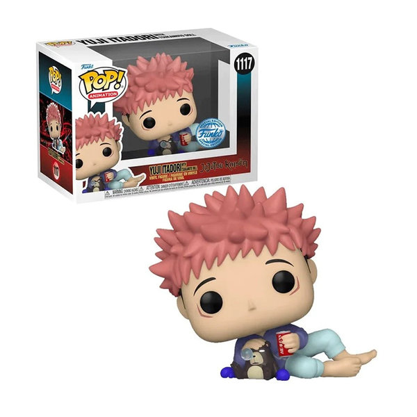 Funko Jujutsu Kaisen POP - Anime - Yuji Itadori with Tsukamoto - Exclusive - 9 cm