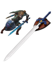  ZELDA - LINK - Blue Master Sword with Display Wallplaque