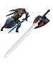  ZELDA - LINK - Blauw Masterzwaard met Display Wandplaat