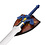 ZELDA - LINK - Blue Master Sword with Display Wallplaque