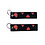ONH KEY Porte-clés brodé Naruto - Akatsuki Clouds Double Face - Anime
