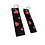 ONH KEY Porte-clés brodé Naruto - Akatsuki Clouds Double Face - Anime