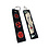 ONH KEY Porte-clés brodé Naruto - Kakashi Sharingan Double Face - Anime