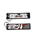 ONH KEY Naruto geborduurde Keytag - Jiraiya Sannin Anime dubbelzijdige sleutelhanger