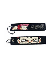 ONH KEY Porte-clés brodé Jujutsu Kaisen - Itadori Yuji and Sukuna Double Face - Anime
