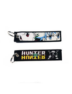 ONH KEY Hunter X Hunter Geborduurde Keytag - Gon en Killua Anime Dubbelzijdige Sleutelhanger