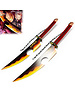  DEMON SLAYER - Tengen Uzui sword set V2 - Amber Nichirin Blade - Twin swords - Metal