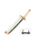  Tanto - Zenitsu Agatsuma Tanto Schwert - Gelbe Nichirin - Metall Demon Slayer Mini Katana - 45 cm