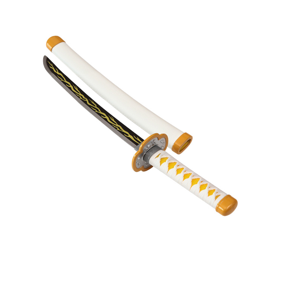Tanto - Zenitsu Agatsuma Mini Katana sword -Yellow Nichirin Metal 45cm 
