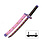 Tanto - Kokushibo Tanto Flesh sword - Twelve Kizuki - Metal Demon Slayer Mini Katana - 45 cm