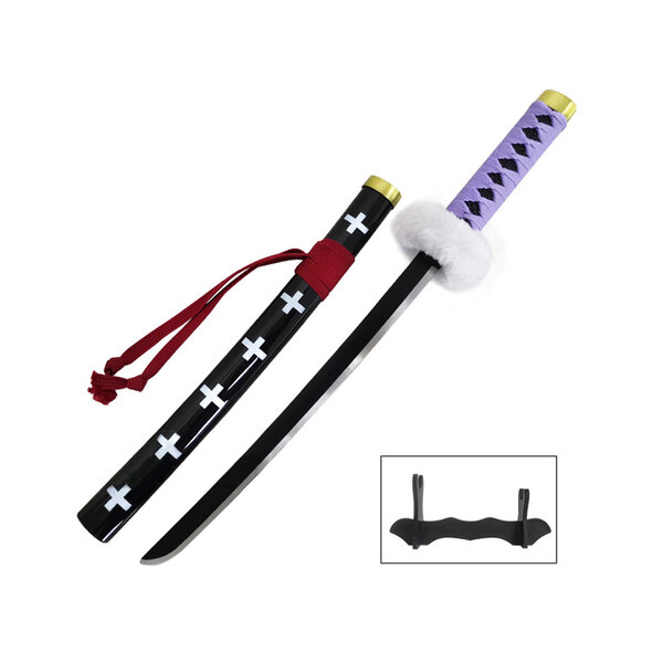 Tanto - Trafalgar Law Tanto sabre - Kikoku - ONE PIECE Mini Katana en métal - 45 cm