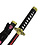 Tanto - Roronoa Zoro Tanto sword - Shusui - Metal ONE PIECE Mini Katana - 45 cm