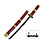 Tanto - Roronoa Zoro Tanto sabre - Sandai Kitetsu - ONE PIECE Mini Katana en métal - 45 cm