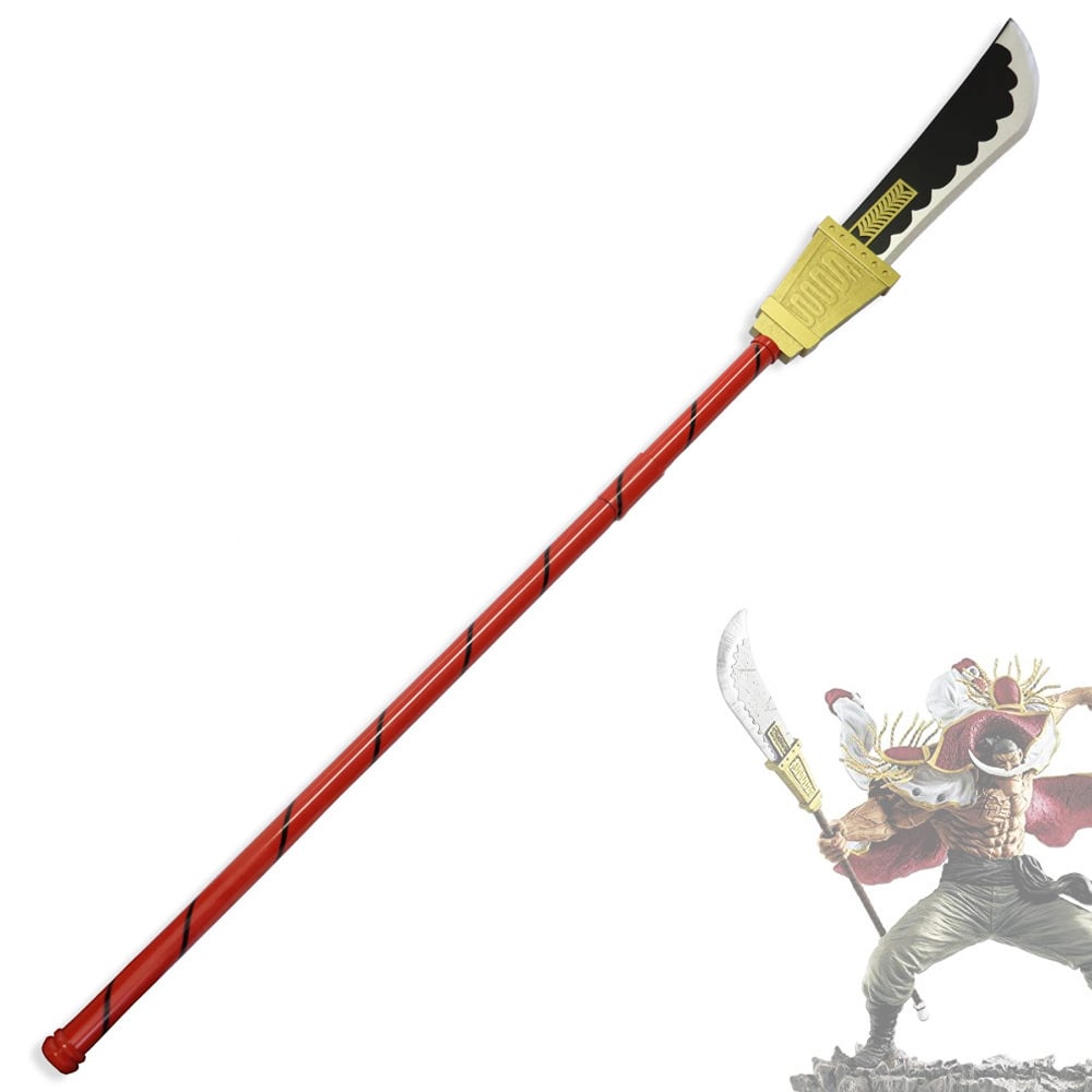 Whitebeard Weapon - One Piece: Edward Whitebeard Newgate's Murakumogiri  Naginata (Wood)