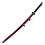 (PRÉCOMMANDE) SEKIRO - ROUGE - Sabre Shadows Die Twice - Fushigiri katana - Mortal Blade - Luxe (Disponible Fin Mars)