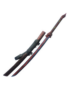  Glow in the Dark Sword - Red Wolf Dao - High Quality Metal - Full Tang - from Tiktok