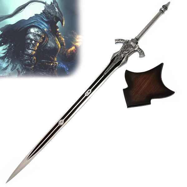 Dark Souls - Großschwert von Artorias mit hölzerner Wandtafel - 140cm