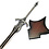 Dark Souls - Großschwert von Artorias mit hölzerner Wandtafel - 140cm