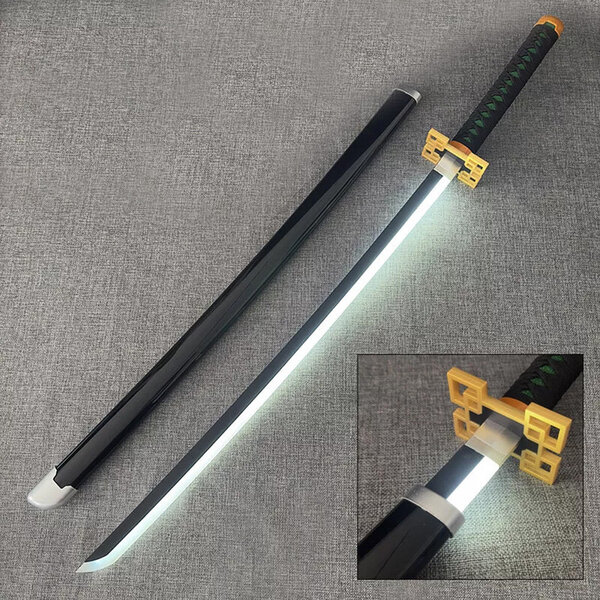 (VORBESTELLUNG) Demon Slayer - WEIß LED - Leuchtschwert - Muichiro Tokito Katana (Lieferbar Anfang November)