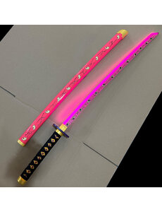 Demon Slayer - Épée lumineuse à LED ROSE -  Kokushibo Katana